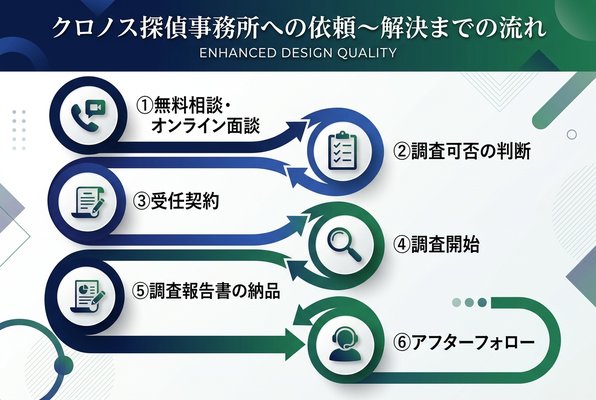 クロノス探偵事務所への依頼～解決までの流れ
