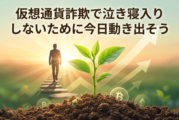 仮想通貨詐欺で泣き寝入りしないために今日動き出そう