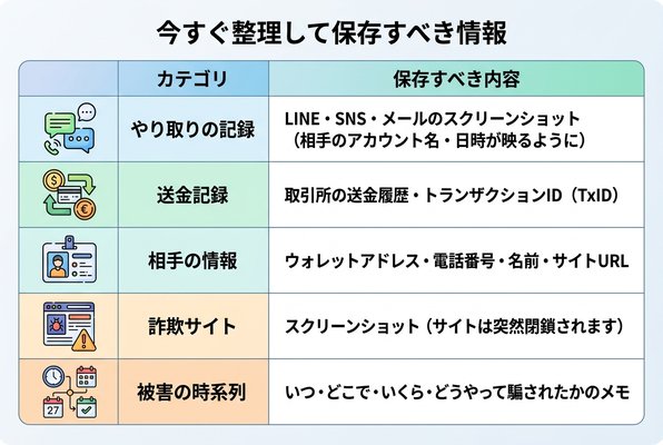 火葬通貨詐欺で泣き寝入りする前に今すぐ整理して保存すべき情報