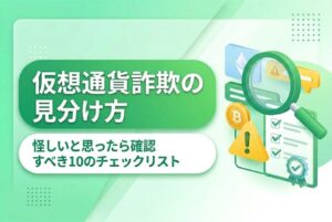 仮想通貨詐欺の見分け方｜怪しいと思ったら確認すべき10のチェックリスト