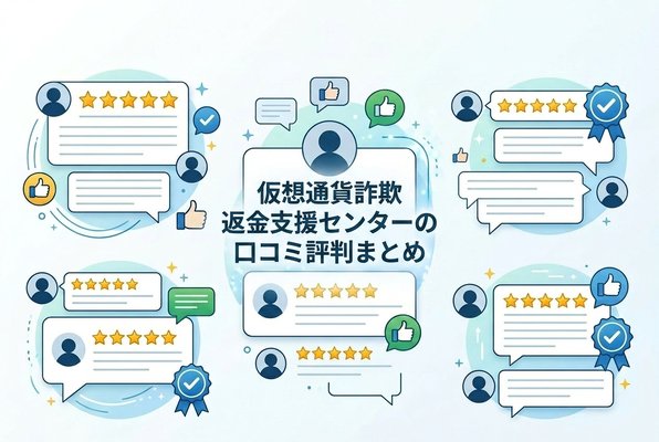 仮想通貨詐欺返金支援センターの口コミ評判まとめ