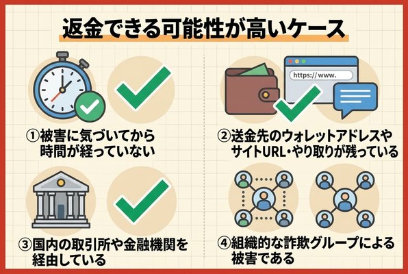 返金できる可能性が高いケース