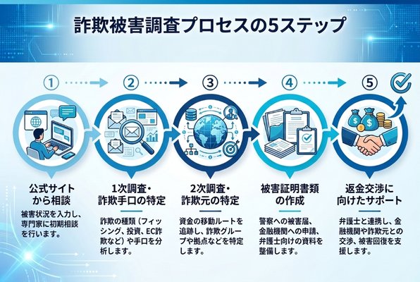 ワンダーウォールへの詐欺被害相談～解決までの流れ