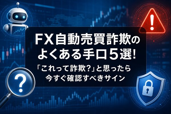 FX自動売買詐欺のよくある手口5選！「これって詐欺？」と思ったら今すぐ確認すべきサイン