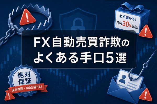 FX自動売買詐欺のよくある手口5選