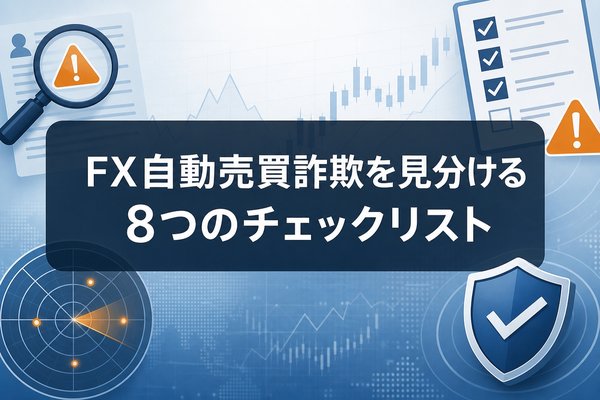 FX自動売買詐欺を見分ける8つのチェックリスト