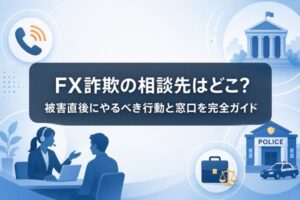 FX詐欺の相談先はどこ？被害直後にやるべき行動と窓口を完全ガイド