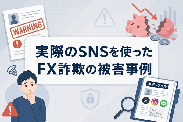 実際のSNSを使ったFXの詐欺事例