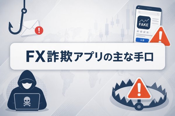 FX詐欺アプリの主な手口