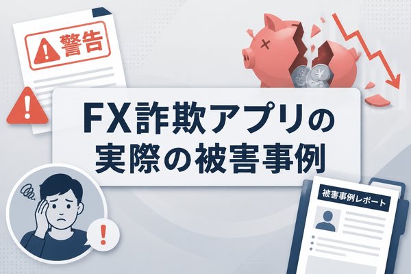 FX詐欺アプリの実際の被害事例