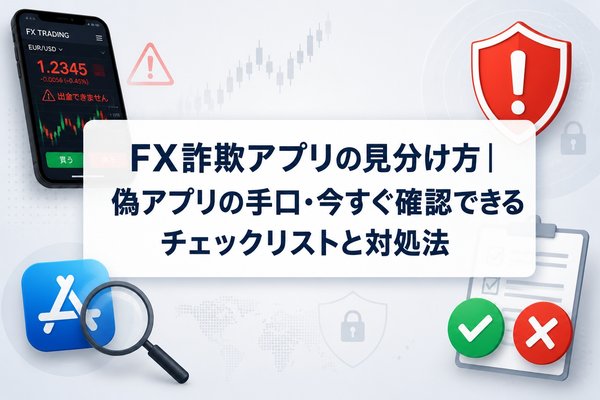 FX詐欺アプリの見分け方｜偽アプリの手口・今すぐ確認できるチェックリストと対処法