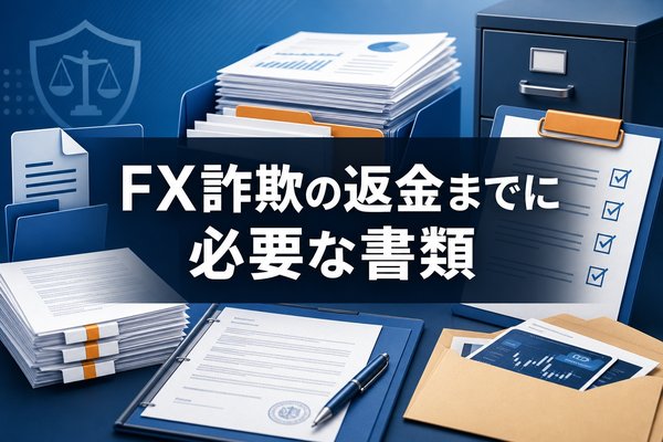 FX詐欺の返金までに必要な書類