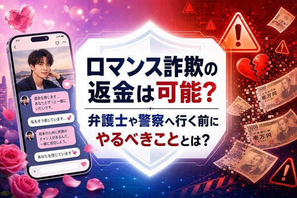 ロマンス詐欺の返金は可能？弁護士や警察へ行く前にやるべきこととは？