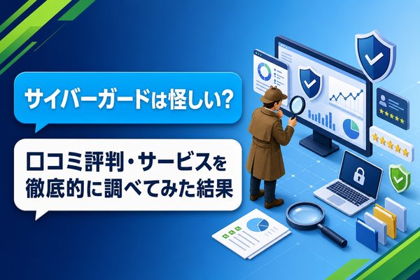 サイバーガードは怪しい?口コミ・評判を徹底的に調べてみた結果