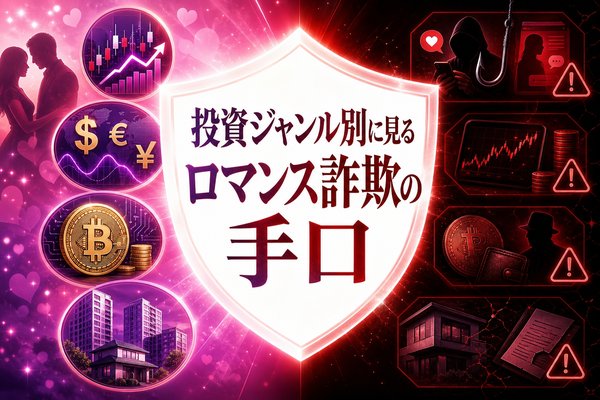 投資ジャンル別に見るロマンス詐欺の手口
