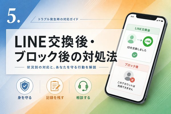 LINE交換後・ブロック後の対処法