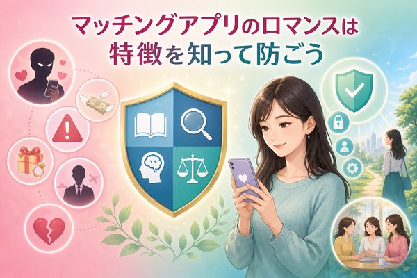 マッチングアプリのロマンス詐欺は特徴を知って防ごう