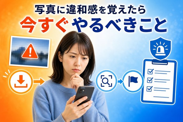 写真に違和感を覚えたら今すぐやるべきこと