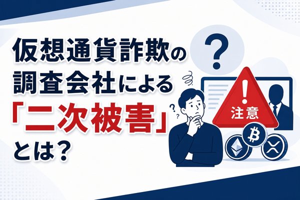 仮想通貨詐欺の調査会社による「二次被害」とは?