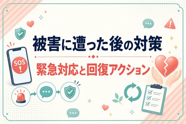 ロマンス詐欺の被害に遭った後の対策